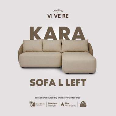 VIVERE Kara Sofa L Shape - Sofa Ruang Tamu LEFT