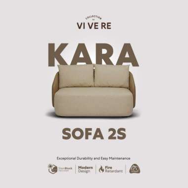 VIVERE Kara Sofa 2 Seater - Sofa Ruang Tamu