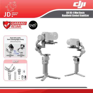 DJI RS 4 Mini Compact and Lightweight Gimbal Stabilizer for Content Creator - Kamera Mirrorless