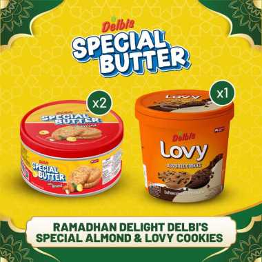 Ramadhan Delight Delbi's Special Almond & Lovy Cookies