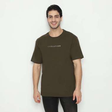 RBJ T-Shirt Cotton Pria 43041 Army Green XL