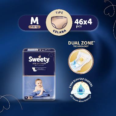 [4 Pcs] Sweety Skin Premium Pants M 46s