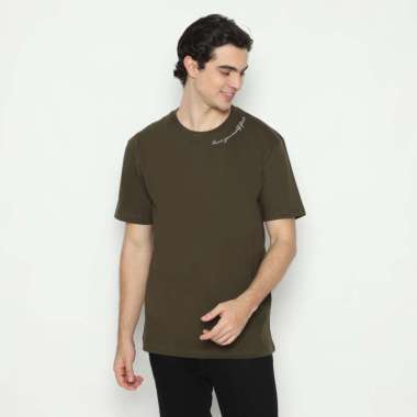 RBJ T-Shirt Cotton Pria 43053 Army Green XL