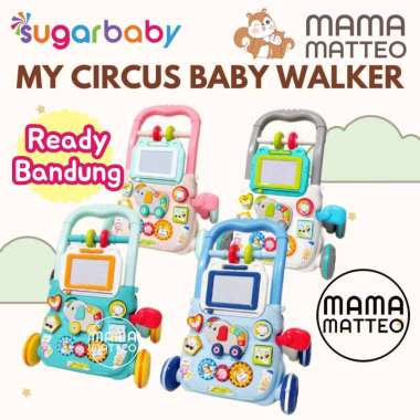 SUGARBABY My Circus Push Walker / Baby Walker Mainan Dorong Jalan Bayi Anak SB My Circus Pink