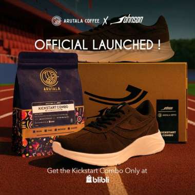 SEPATU SNEAKERS JOHNSON - ULTRA BROWN WHITE + ARUTALA Kopi Gold Breakfast Blend 500 gram 38