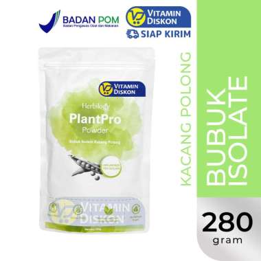 HERBILOGY PLANTPRO UNFLAVORED 280GR | Minuman Protein Nabati, Vegan