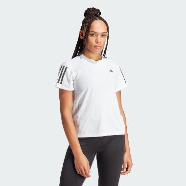 adidas Women Running T-Shirt Own the Run Baju Lari Wanita [IK7442] A/L White