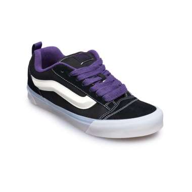 Vans Knu Skool Sepatu Sneaker Pria Glow Black/Purple VN000D6CB5P 10