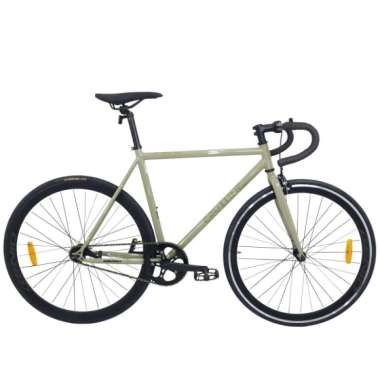Genio Sepeda Fixie Cruxline 700C L Coklat