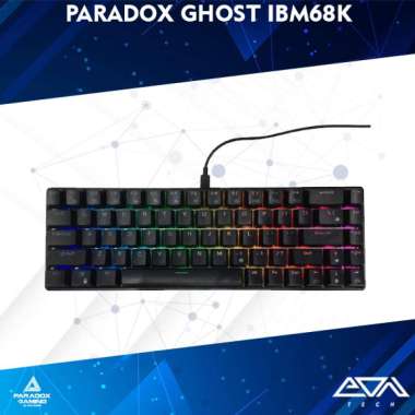 PARADOX GHOST IBM68K 68% Gaming Keyboard (Black) - Blue Switch
