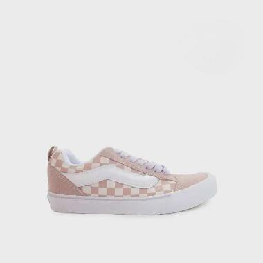 Vans Knu Skool Sepatu Sneakers Unisex - Checkerboard Etherea [Vn000D75E2U] 7.5