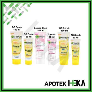 Garnier Facial Foam / Facial Scrub Brightening Complete BC Foam 50 ml