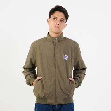 3Second Men's Bomber Jacket Regular Fit Taslan Alaric OL-C021224 Brown S