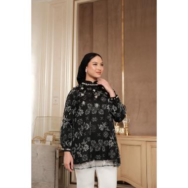 Lonila Raya Series Vol II Atasan Wanita - Black 2XL