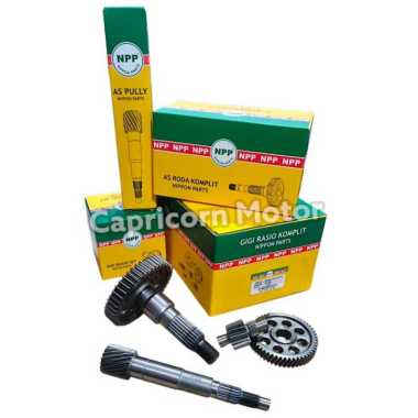 GIGI RASIO ASSY GARDAN SET GENIO GEARBOX SUSUN NPP