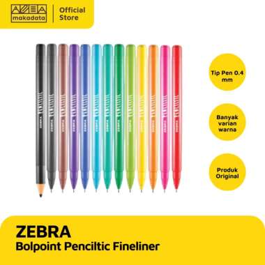BALLPOINT | BOLPEN | PULPEN ZEBRA PENCILTIC 1 PCS MURAH KUNING