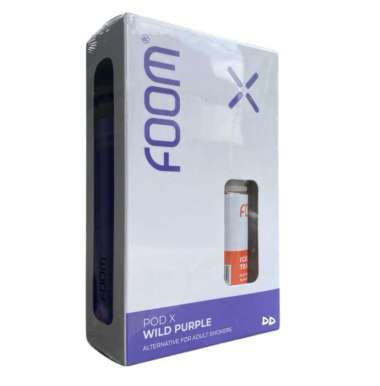 POD FOOM X WILD PURPLE EDITION + FOOM SALTNIC 15ML - 100% AUTHENTIC FOOM POD X BUNDLING 1 POD 1 LIQU