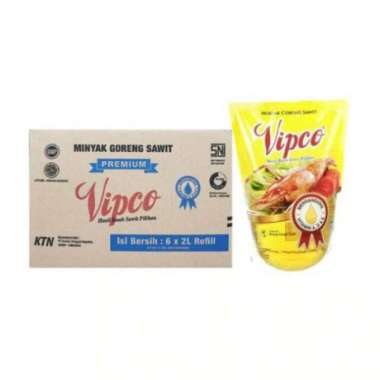Minyak Goreng Vipco 2 Liter / Minyak Goreng Vipco 1 Dus