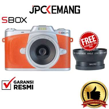 JPC KEMANG SBOX Mate Pop M7 4K Ultra HD Digital Camera Macro Lens SBOX M7 Kamera Digital GARANSI RES