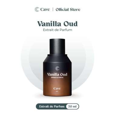 Cave Extrait de Parfum Vanilla Oud 50 ml - Parfum Lokal Pria Aroma Manis Tahan Lama