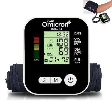 Tensi Meter Digital Bukan Omron Alat Ukur Tensi Tekanan Darah Otomatis - Hitam Non Voice