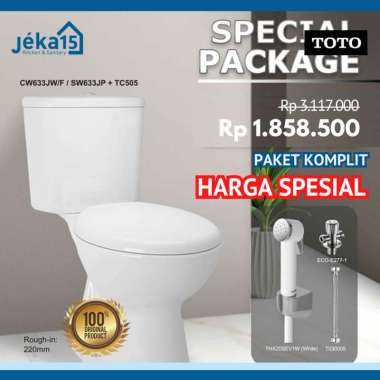 TOTO CW633J Closet Duduk Kamar Mandi Body Only