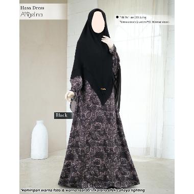 Atelier Angelina Hasa Dress Lattice Cavo Flo 2XL Black