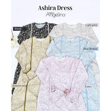 Atelier Angelina Ashira Dress Plunus Flos L Lemon Mist