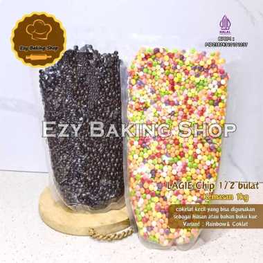 Lagie Coklat Chip 1kg - Choco Chip Bulat Rainbow