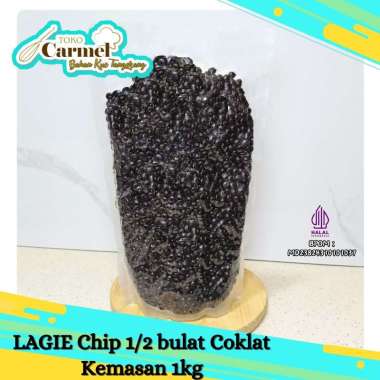 Lagie Coklat Chip 1kg - Choco Chip Bulat Coklat