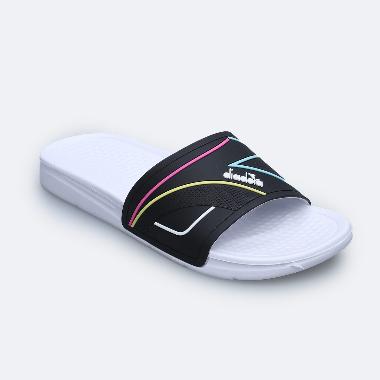 Diadora Women Slide Nuova Sandal Wanita [DIAMX250306B] 38 Black