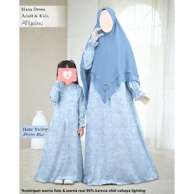 Atelier Angelina Hasa Dress Kids Haze Valley 2-4Y Pewter Blue