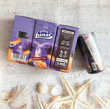 Lunar Donut Blueberry Jam 3mg 6mg 60ml Freebase 30mg 30ml Saltnic Donuts Donat Doghnut Vapezoo 3mg 6