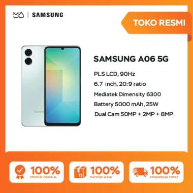 Samsung Galaxy A06 5G 6/128GB - Garansi Resmi Grey