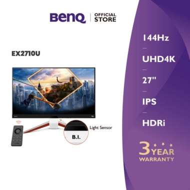 BenQ MOBIUZ EX2710U 27 inch 4K 144Hz HDRi IPS 1ms Gaming Monitor