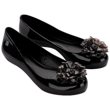 Zaxy Pop Spring Fem Sepatu Flat Wanita - Black 40