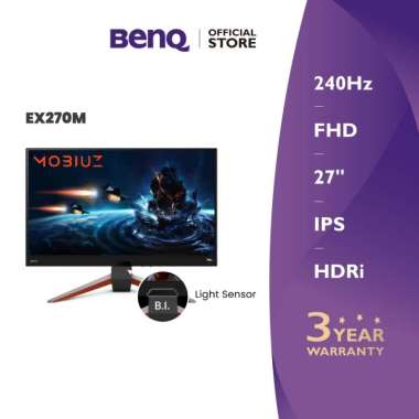 BenQ MOBIUZ EX270M 27” 1ms 240Hz FHD Gaming Monitor