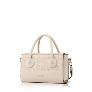Tas Selempang Les Catino Vanesha Emboss Mini Satchel -Bone
