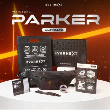 EVERNEXT - TAS SELEMPANG PRIA ANTI AIR WAIST BAG PARKER ANTI BARA TAS PINGGANG PRIA WATERPROOF DISTR