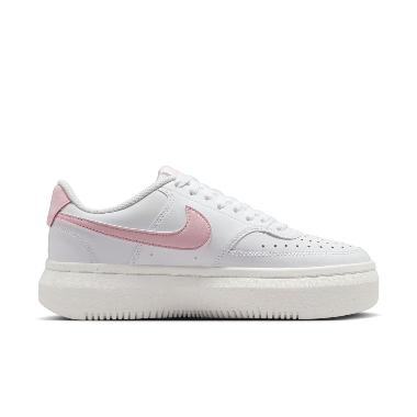 NIKE Women Sportswear Court Vision Alta Shoes Sepatu Olahraga Wanita [DZ5394-105] 10 White/Pink Foam