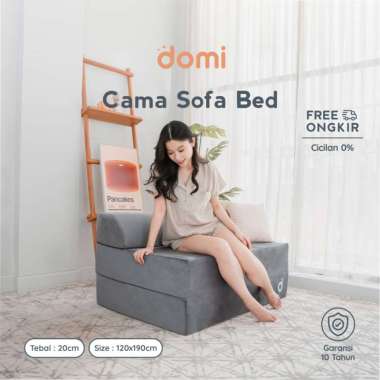 Domi Cama Sofa Bed 120x190 / Kasur Trifold Sofabed Minimalis