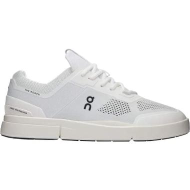 On THE ROGER Spin Shoes Sepatu Tennis Pria [3MD11470462] 10 White Black