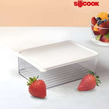 Food Container Deep 1200ml (20*14*6.5 cm) - Kotak Makanan Penyimpanan Kulkas Fridge Refrigerator Box