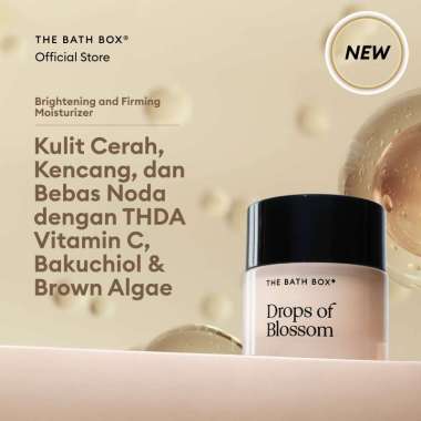 THE BATH BOX - Drops of Blossom (Moisturizer, Mencerahkan, Mengencangkan, Anti-Aging, Menghidrasi) 3