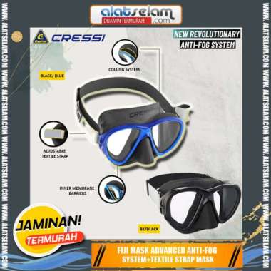 Mask Cressi Fiji - Diving & Snorkelling Mask / Mask Scuba Diving / Kacamata Selam Snorkling dan Divi