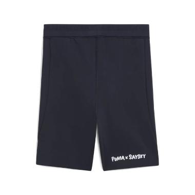 Puma Women Running Short X SAYSKY 7" Short Tight Pakaian Lari Wanita [52683716] XL New Navy