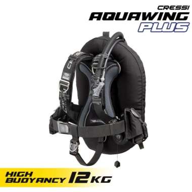 BCD Cressi Aquawing Plus / BCD Donat / BCD Scuba Diving Bulat Donat / Peralatan Selam / Alat Selam S