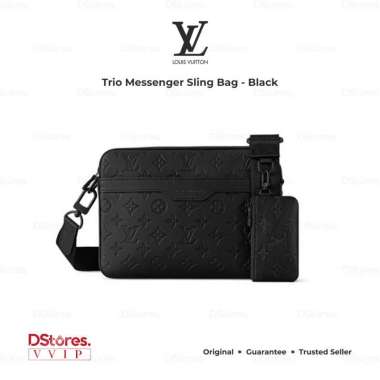 Louis Vuitton Tas Selempang M46602 Trio Messenger Sling Bag - Black