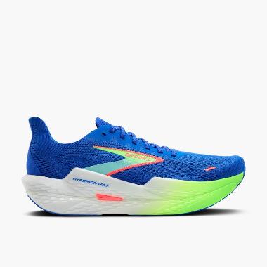 Brooks Men Running Shoes Hyperion Max 2 Sepatu Lari Pria [1104341D492] 10 Cobalt/Green Gecko/Limpett