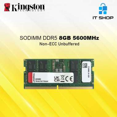 Kingston Memory Sodimm 8GB DDR5 - 5600MHz